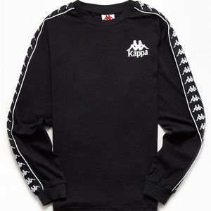 ❌SOLD❌Kappa Black 222 Banda Lake Long Sleeve T-Shirt XS NWT SOLD OUT